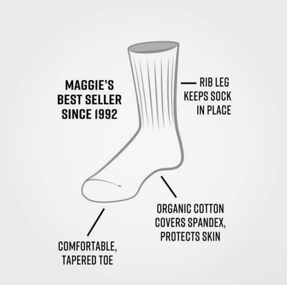 Organic Cotton Classic Crew Socks